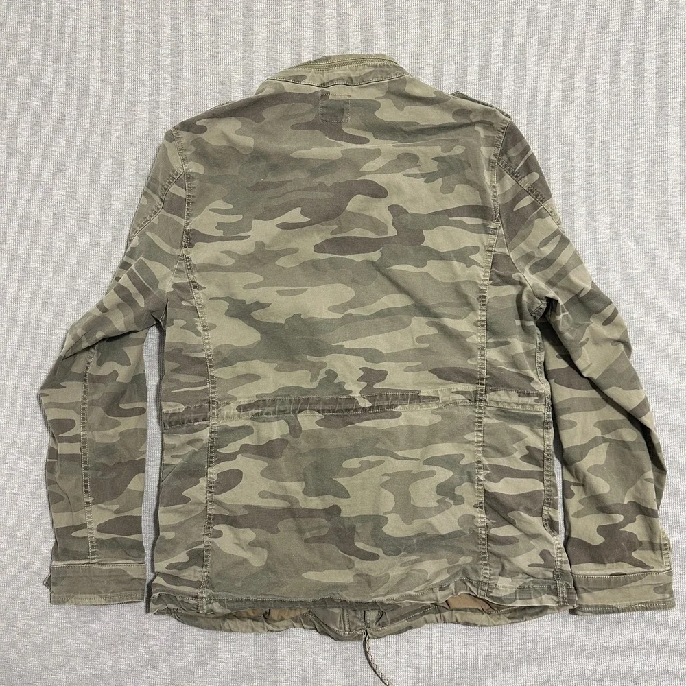 Lucky Brand Camo Field‎ Jacket Type L-54C Utility Stretch Green Mens Large